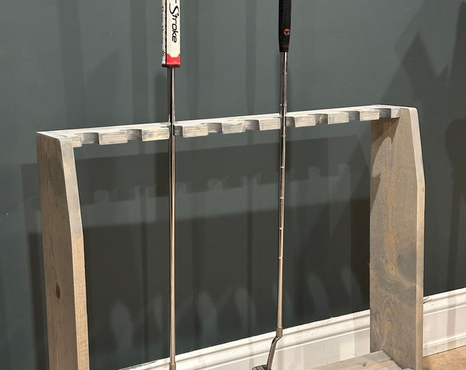 Large Putter Display Wooden Putter Display Rack - Etsy