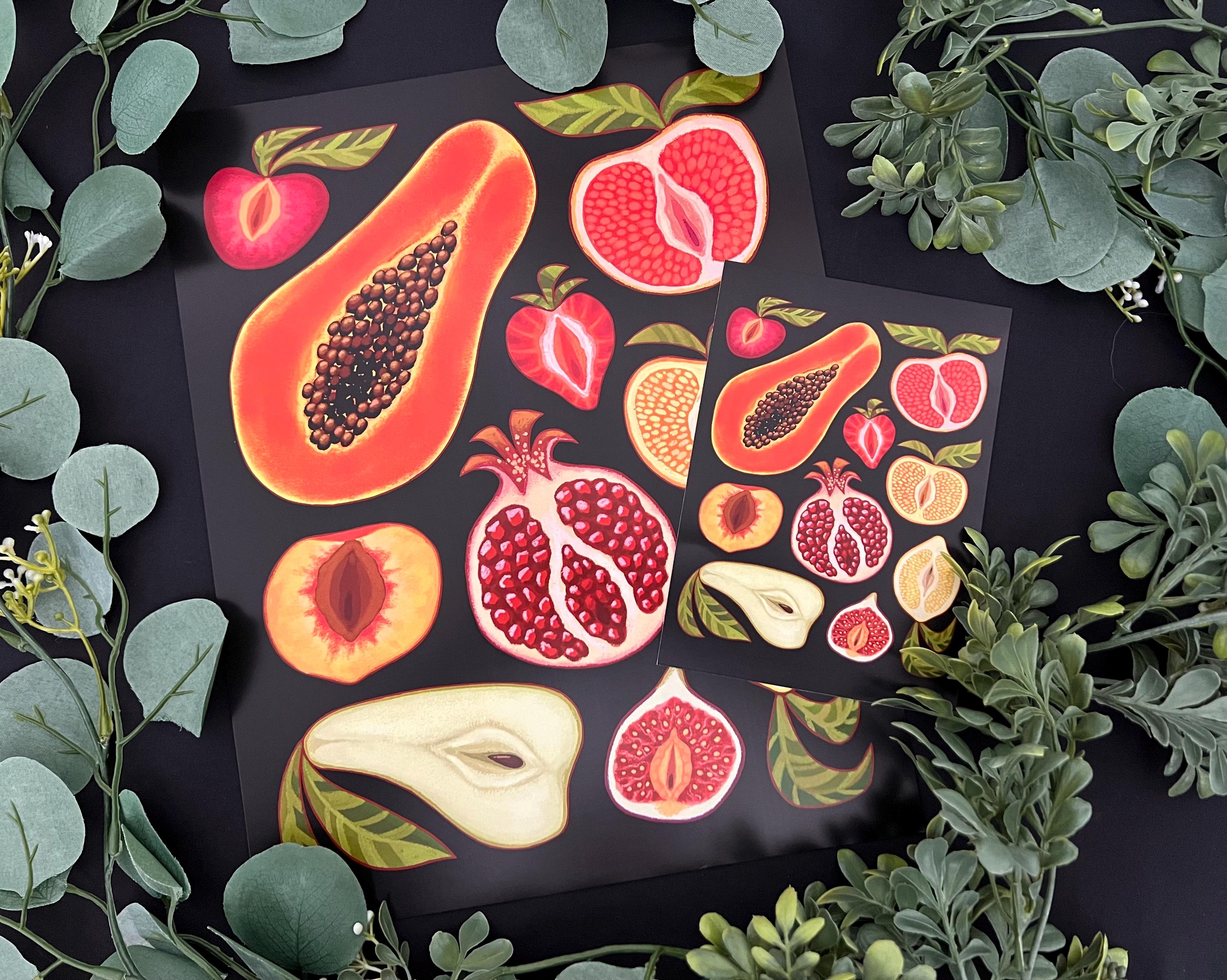 Viva La Vulva Fruit - Etsy