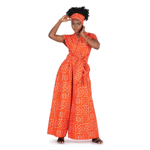 Uyai African print jumpsuit