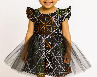 Girls Ankara Dress- 02-12 Years