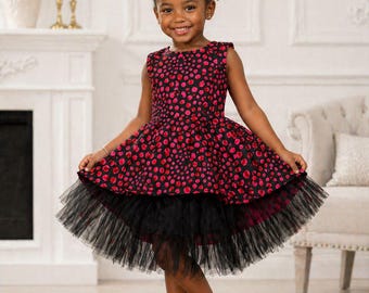 Girls Ankara Dress - 04-14 Years