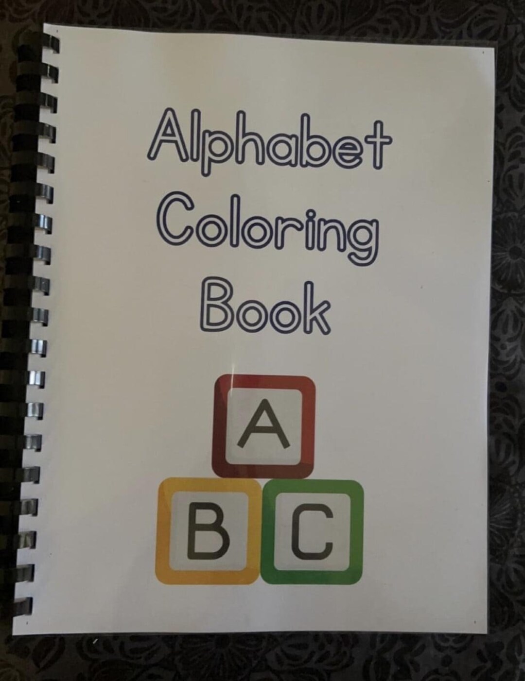 Alphabet Coloring Book - Etsy