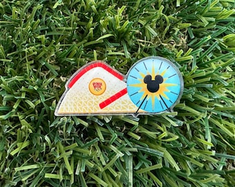 Pixar Pier Skyline Acrylic Pin | Disney California Adventure Bag Charm