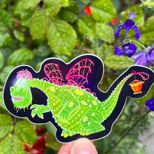 Disney&#39;s Main Street Electrical Parade- Elliott the Dragon Vinyl Sticker | Disney Vinyl Sticker | Pete&#39;s Dragon | Disney Light Parade