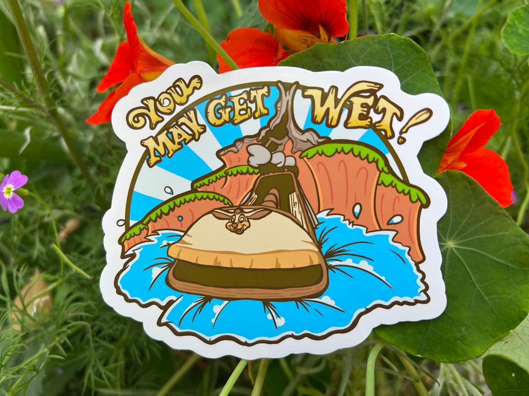 Splash Mountain Sticker: Brer Rabbit, Disneyland Ride Memorabilia - Etsy