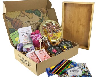 Birthday Gifts for Her Best Friend | Thank You Gifts for Women Friends | Care Package for Her Sending Love and Hugs | Gratitude Gift Box