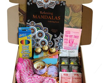 Care Package for her Thinking of you Gift | Get Well Soon Care Package for Women | Thank you Gifts for Coworkers