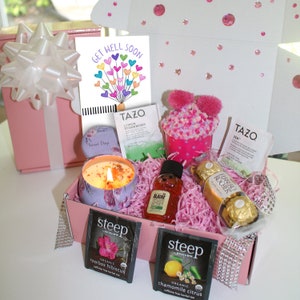 Sending Hugs Care Package For Her With Personalized Card, Thinking Of You, Get Well Soon Gift Box For Women, Sympathy Gift