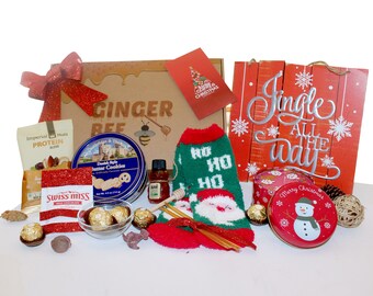 Christmas Gift Box for Her, Gift Box For Daughter, Christmas Best Friend Gift, Personalized Christmas Box With Spa Gift Set For Women
