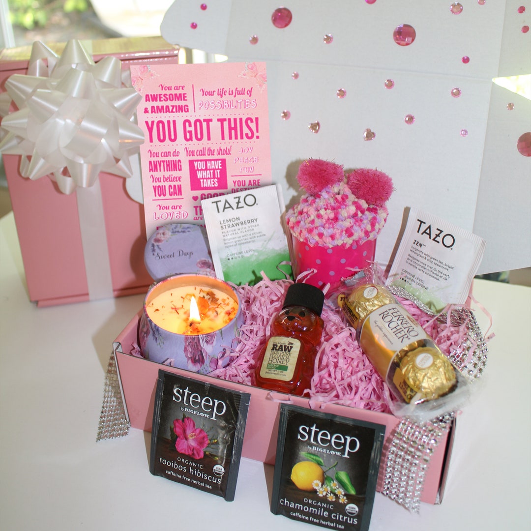 Thinking of You Care Package for Her, Get Well Soon Gift Box for Women