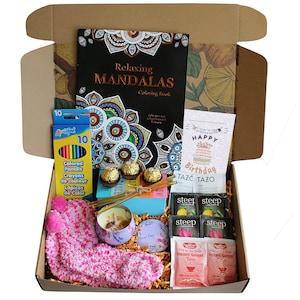 Birthday Gifts for Her Best Friend - Thank You Gifts for Women Friends - Care Package for Her Sending Love and Hugs - Gratitude Gift Box