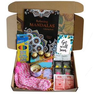 Care Package for Her Get Well | Thinking of You Gift Box for Women | Get Well Soon Care Package | Tea Care Package