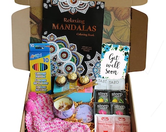 Care Package for Her Get Well | Thinking of You Gift Box for Women | Get Well Soon Care Package | Tea Care Package
