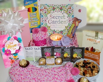 Gift Basket for Mom | Mothers Day Gift Box Idea | Appreciation gift | Big thank you | Hug in a Box | Birthday Tea Gift Box