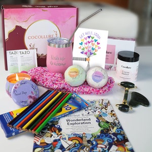 Care Package for her Thinking of you Gift | Get Well Soon Care Package for Women | Thank you Gifts for Coworkers