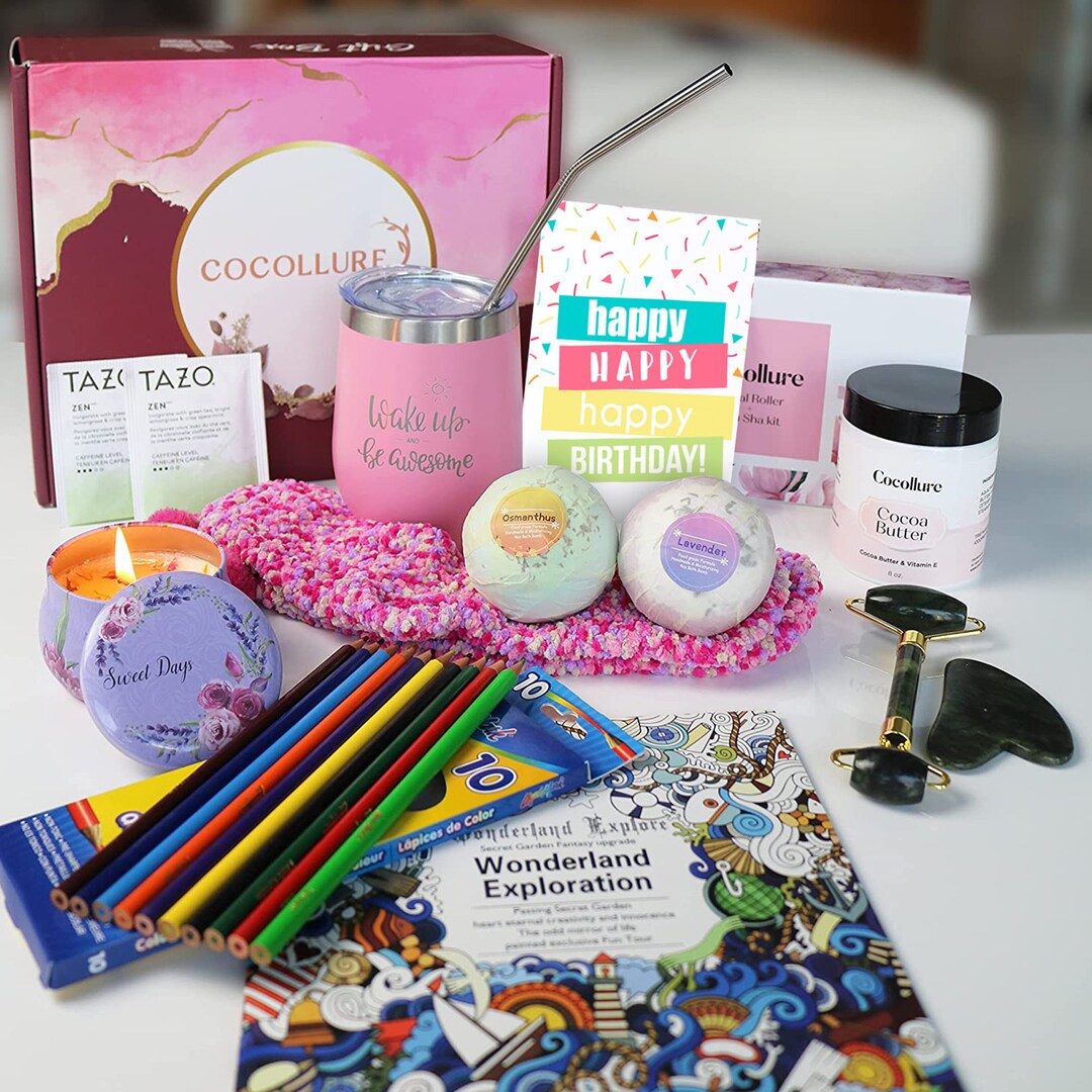 Happy Birthday Gift Box Birthday Gift for Her Care Package Etsy