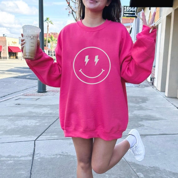 aesthetic pink sweatshirt
