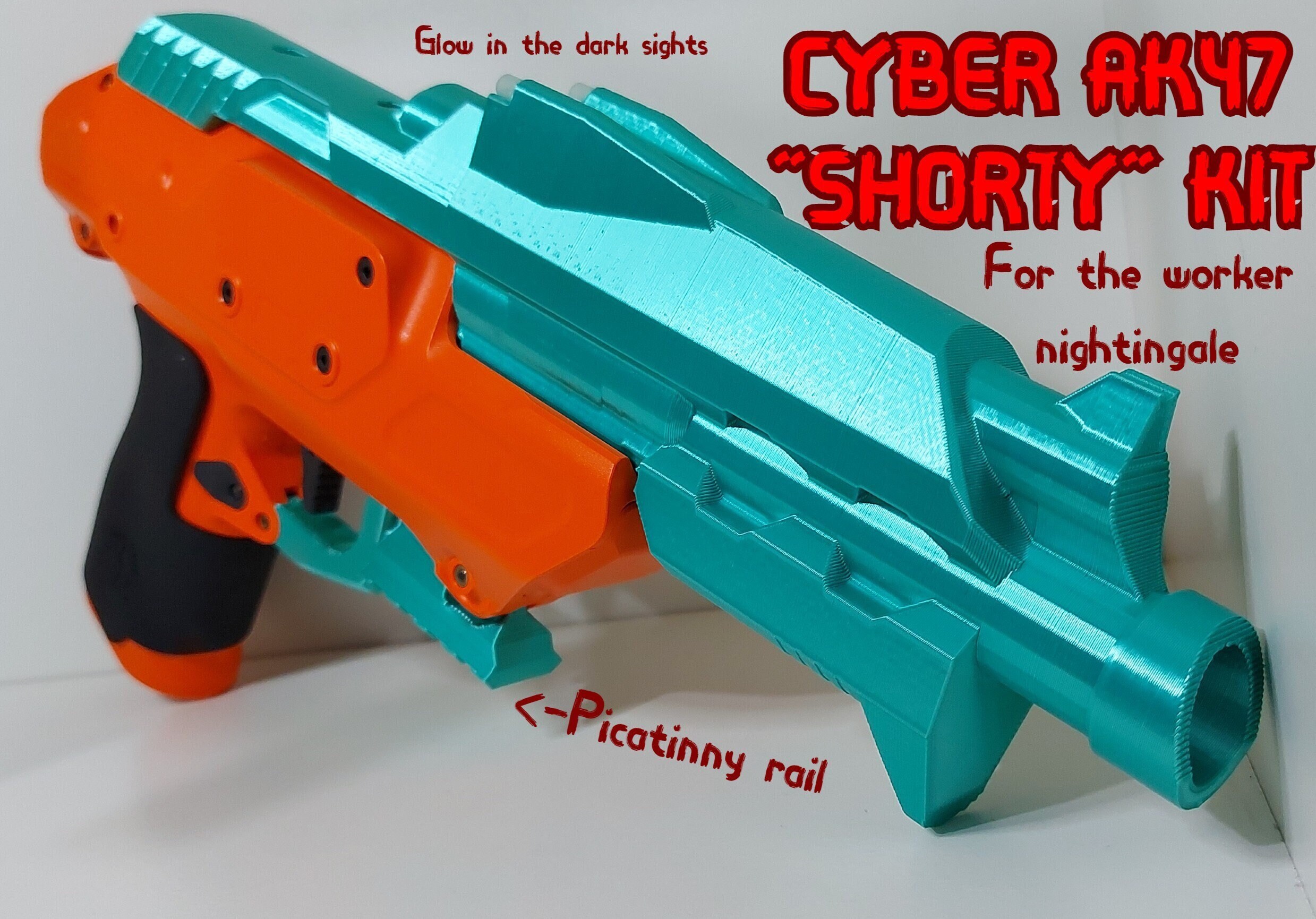 REPLICA] Nerf AK-47  Stryfe Mod / 3D printed attachment by TERIN 