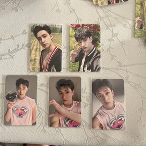 Stray Kids | Knall Chan | K-Pop | offizielle Fotokarte | Geschenk | 4er Set