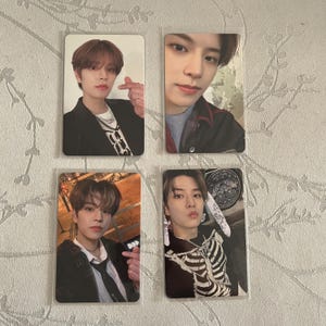 Stray Kids | K-Pop | Foto Karte | Geschenk | offizielle | 5 Sterne | 4er Set