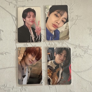 Stray Kids | K-Pop | Foto Karte | Geschenk | offizielle | 5 Sterne | 4er Set