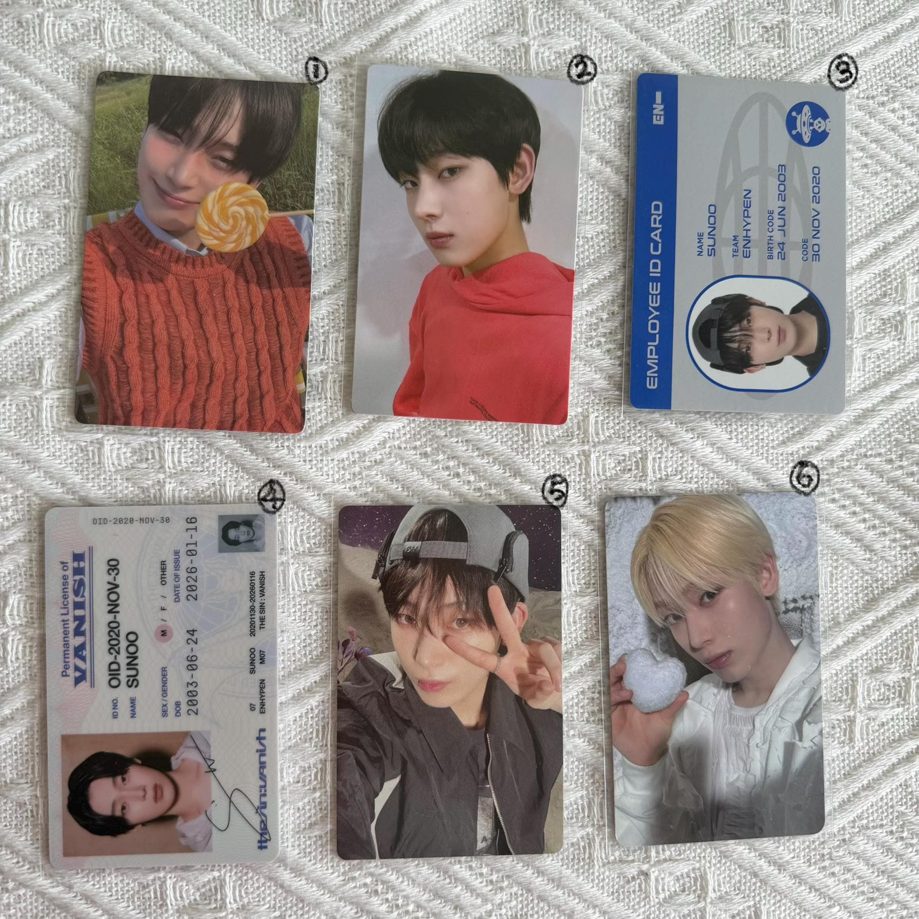 Sunoo Enhypen Photocard - Etsy