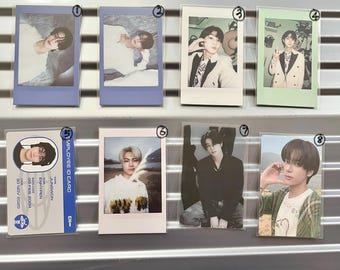 Enhypen official Photo Card: Heeseung, Jay, Jake, Sunghoon, Sunoo, Jungwon, Ni-ki
