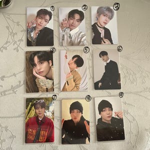 Ateez | Carte photo | Heure d'or partie 1| K-pop | officiel | Carte photo album | cadeau