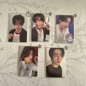 Enhypen | Fotokaart |Heeseung | Vlaamse gaai | Jake | Sungoon | Sunoo | Jungwon | Ni-ki | Cadeau | Albumkaart