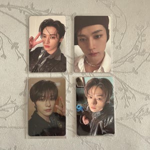 Stray Kids | K-Pop | Foto Karte | Geschenk | offizielle | 5 Sterne | 4er Set