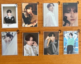 Enhypen Official Photo Card: Heeseung, Jay, Jake, Sunghoon, Sunoo