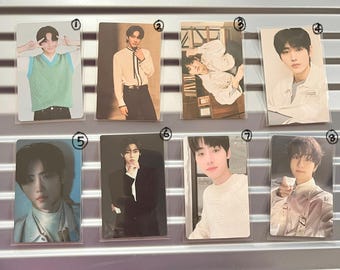 Enhypen official Photo Card: Heeseung, Jay, Jake, Sunghoon, Sunoo, Jungwon, Ni-ki