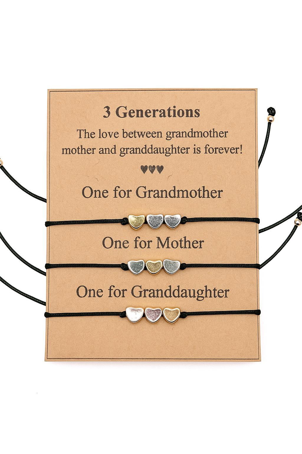 Matching Grandma and Granddaughter Bracelets
