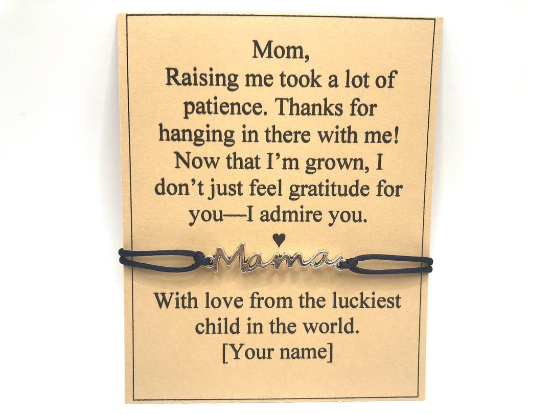 Mother's Day Gift Mom Bracelet Personalized Gift for Mother Bracelets ...