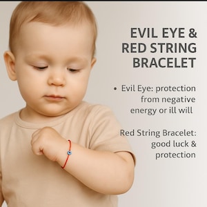 Red String Baby Bracelet Traditional Red Bracelet Children Kabbalah Red Thread Newborn Baby Gift Toddler Protection Red Thread Mal de ojo
