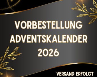 Pre-order Advent Calendar 2026 | 24-Day Savings Challenge | Budget Binder | Print