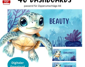 Deckblatt Sparbinder A6 | Budget Binder Cover | PDF | Umschlagmethode