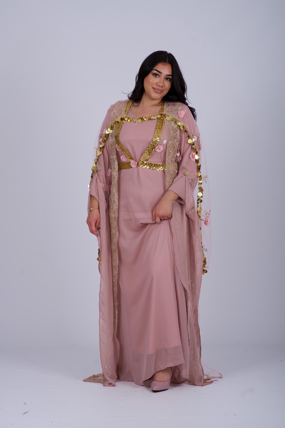 Xezal Collection – 5-piece Traditional Kurdish Dress Set for Women - Etsy