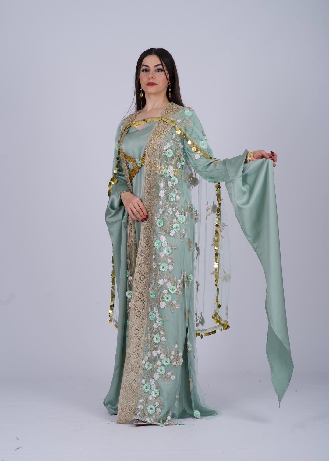 Xezal Collection – 4-piece Traditional Kurdish Dress Set Women - Etsy