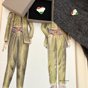 Kurdistan Brooch Heart