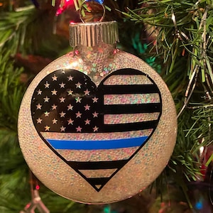 Christmas Ornaments/Glitter Flat Ornaments