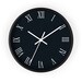 Simple Wall Clock Royal Blue, Primary Blue, Clock With Numbers, Solid ...