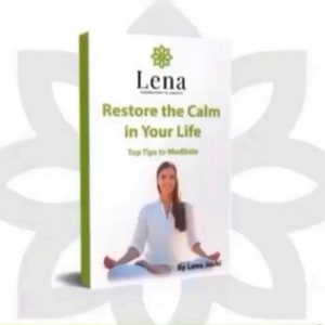 Lena&#39;s Meditation Course Instant Downloadable Template, Restore The Calm In Your Life Meditation Course Download