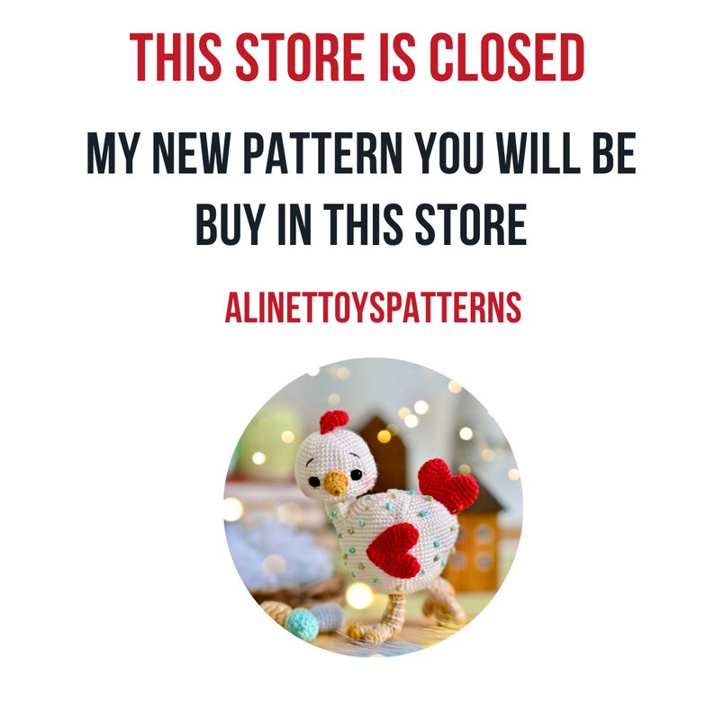 This store is closed, new pattern Chiken can be bought in store that are written in the description image 1