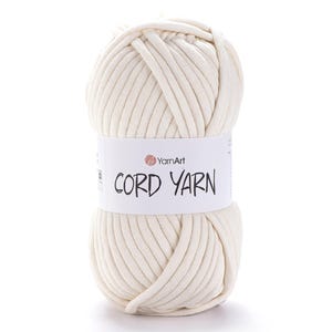 YarnArt Cord Yarn | 250g Bol 73m | Dik Katoen Polyester Gevuld Garen | Haken Breien DIY Tassen Vloerkleden Manden