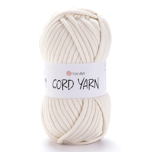 YarnArt Cordgarn | 250 g Knäuel, 73 m | Dickes Garn mit Baumwoll-Polyester-Füllung | Ideal zum Häkeln, Stricken, Basteln von Taschen, Teppichen und Körben