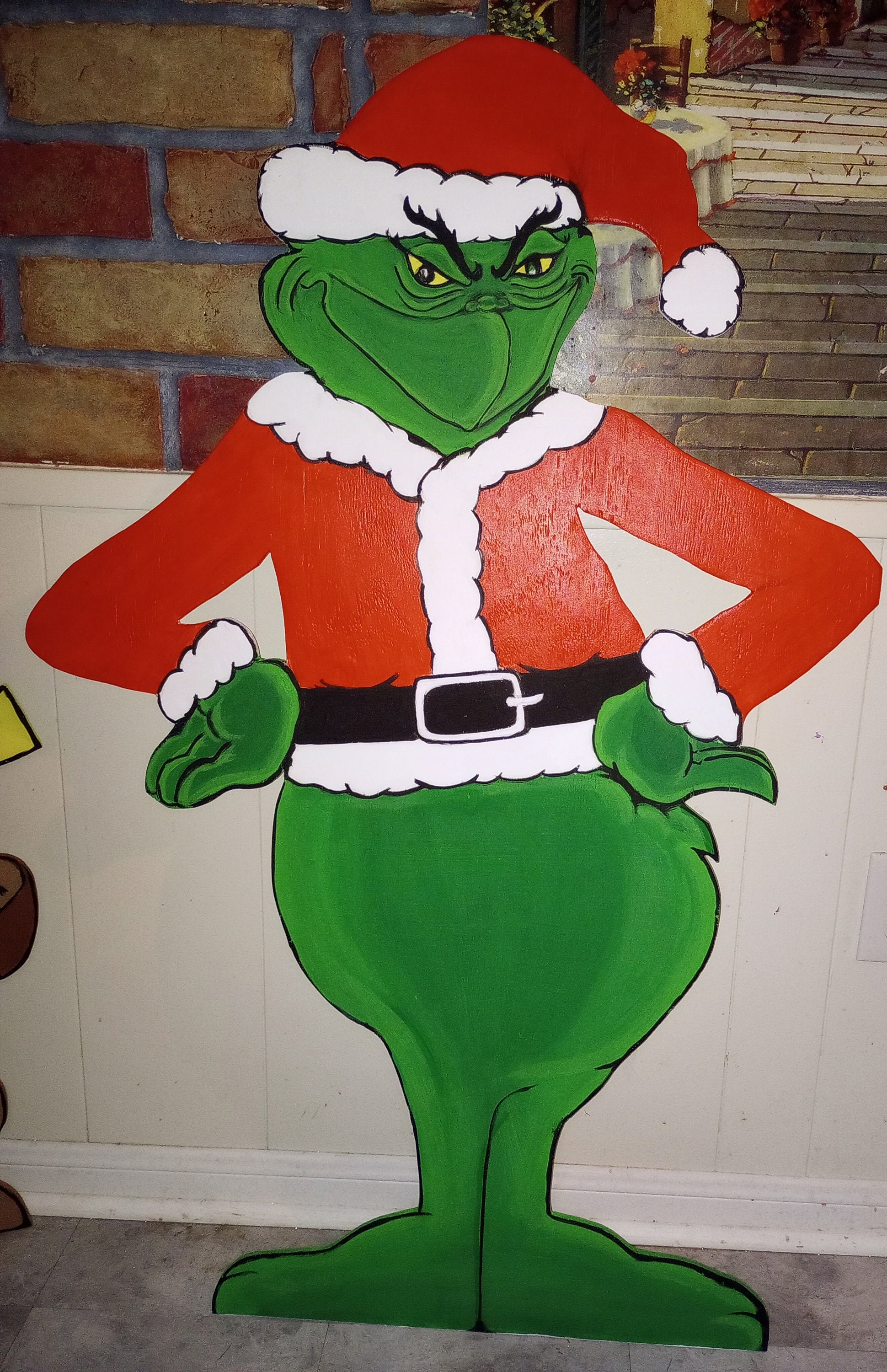 Grinch ,yard Art ,christmas in July Decoration, Whoville, Cindy Lou,max