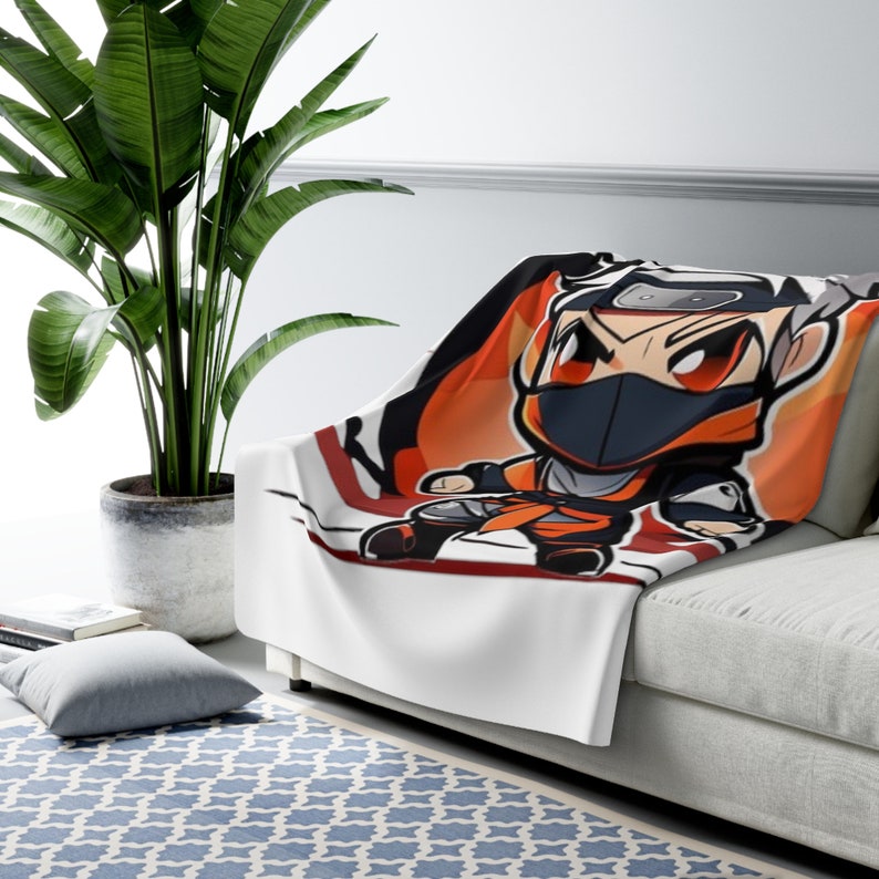 Naruto Kakashi Blanket Etsy