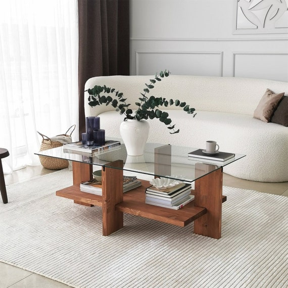 Unbreakable Glass Coffee Table Large Wood Cofee Unbreakable Glass Coffee Table Large, Large Wood And Glass Coffee Table