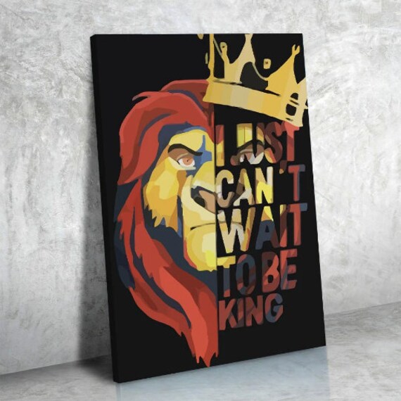 Lion King Wall Art Wall Art Printable Wall Art Etsy